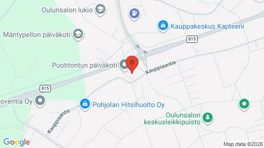 Industrilokaler för uthyrning i Uleåborg - kort over placeringen