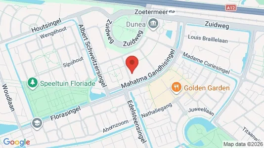 Kontorslokaler för uthyrning i Zoetermeer - kort over placeringen