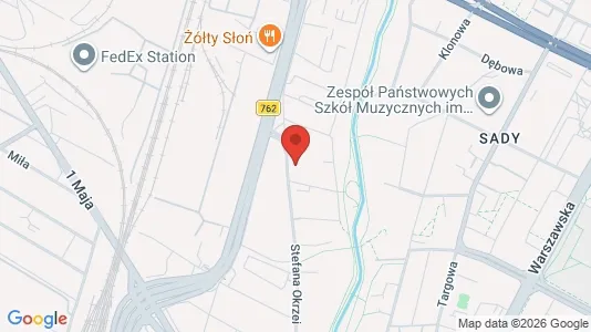 Büros zur Miete i Kielce – Foto von Google Street View