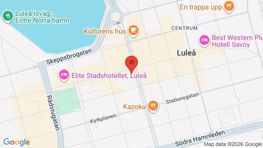 Gewerbeflächen zur Miete i Luleå – Foto von Google Street View