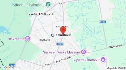 Toimistotilat Vuokrattavana i Kalmthout - kort over placeringen