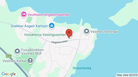 Commercial properties for sale i Vestnes - kort over placeringen