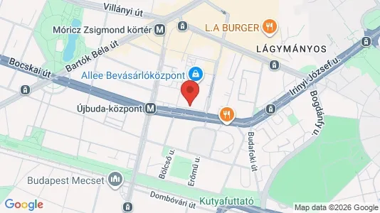 Büros zur Miete i Budapest Újbuda – Foto von Google Street View