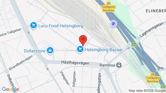 Kontorlokaler til leje i Helsingborg - Foto fra Google Street View