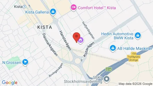 Kontorslokaler för uthyrning i Västerort - kort over placeringen