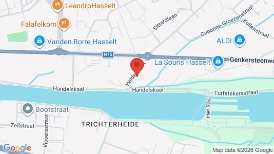 Commercial properties for sale i Hasselt - Photo from Google Street View