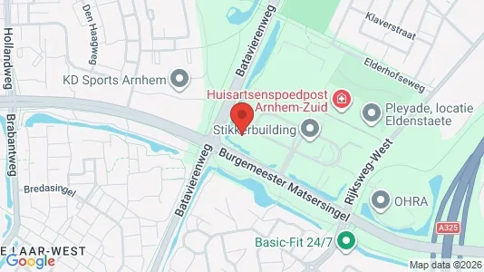 Gewerbeflächen zur Miete i Arnhem – Foto von Google Street View