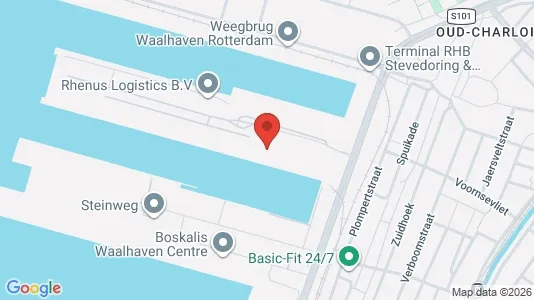 Lokaler til leje i Rotterdam Charlois - kort over placeringen