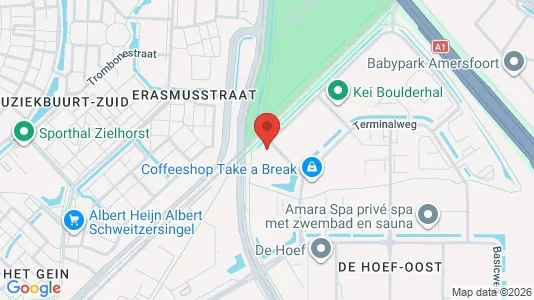 Commercial properties for rent i Amersfoort - kort over placeringen