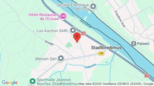 Büros zur Miete i Stadtbredimus - kort over placeringen