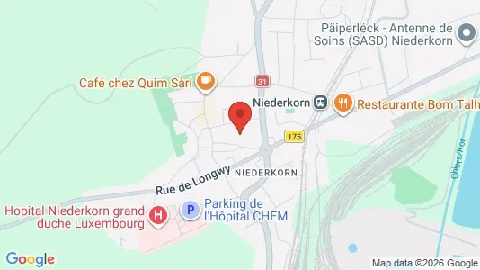 Kantorruimte te huur i Differdange - Foto uit Google Street View