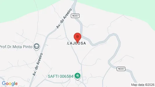 Lokaler til leie i Tondela - kort over placeringen