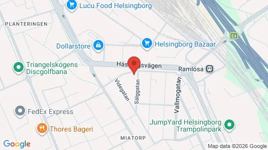 Kontorlokaler til leje i Helsingborg - Foto fra Google Street View