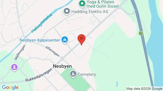 Commercial properties for sale i Nes - kort over placeringen