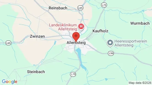 Propiedades industriales En alquiler i Allentsteig - kort over placeringen