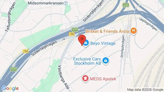 Kontorslokaler för uthyrning i Söderort - kort over placeringen