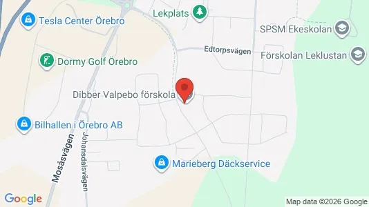Commercial properties for rent i Örebro - kort over placeringen