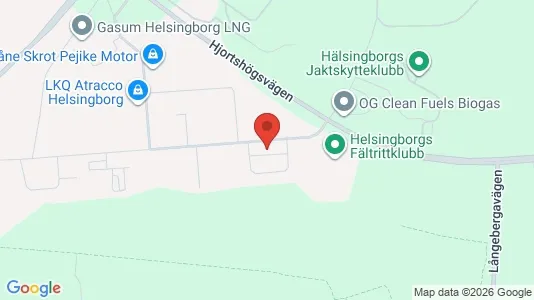 Warehouses for rent i Helsingborg - kort over placeringen