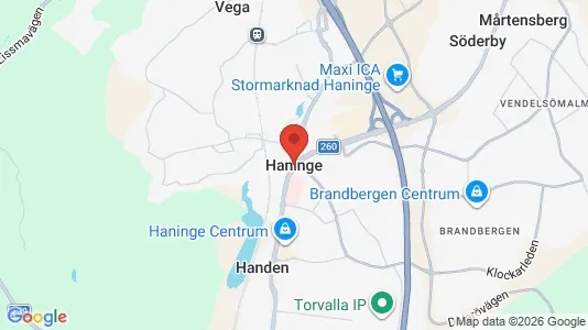Gewerbeflächen zur Miete i Haninge – Foto von Google Street View