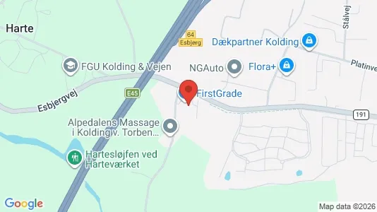 Nieruchomości komercyjne Na sprzedaż i Kolding - kort over placeringen