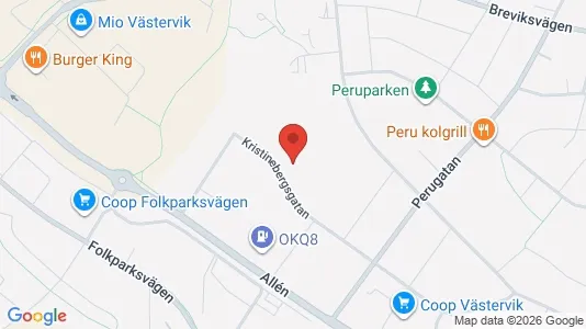 Lagerlokaler til leje i Västervik - Foto fra Google Street View