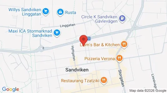 Kontorlokaler til leje i Sandviken - Foto fra Google Street View