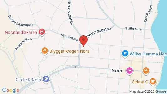 Lokaler til salg i Nora - Foto fra Google Street View