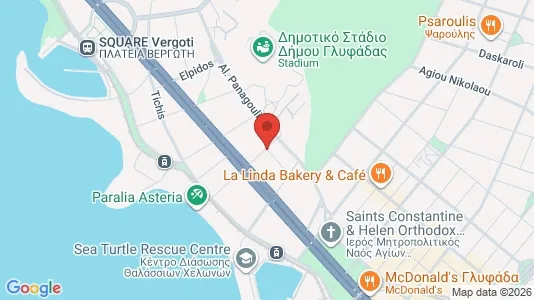 Kontorlokaler til leje i Glyfada - Foto fra Google Street View