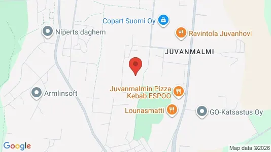Lager til leie i Espoo - kort over placeringen