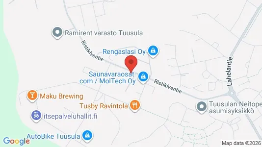 Lager zur Miete i Tuusula – Foto von Google Street View