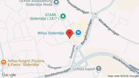 Office spaces for rent i Södertälje - kort over placeringen