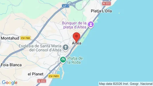 Bedrijfsruimtes te koop i Altea - Foto uit Google Street View