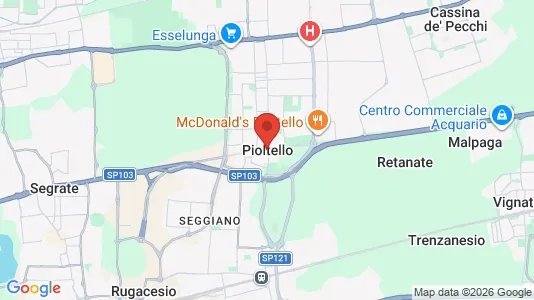 Lager zur Miete i Pioltello – Foto von Google Street View