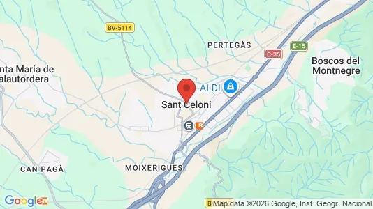 Bedrijfsruimtes te huur i Sant Celoni - Foto uit Google Street View
