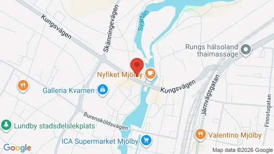Gewerbeflächen zur Miete i Mjölby – Foto von Google Street View