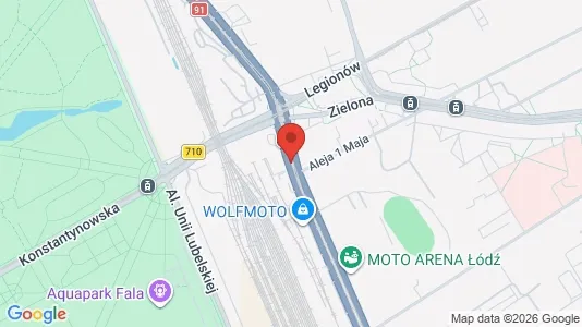 Gewerbeflächen zur Miete i Łódź – Foto von Google Street View
