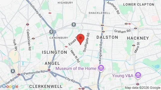 Büros zur Miete i London N1 – Foto von Google Street View