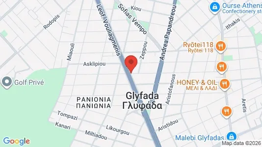Büros zur Miete i Glyfada - kort over placeringen