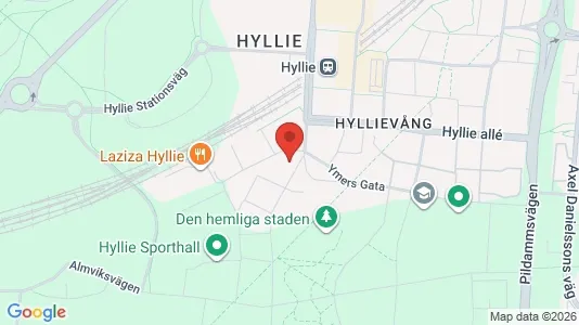 Office spaces for rent i Hyllie - kort over placeringen