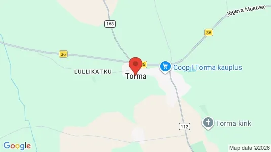 Företagslokaler till salu i Torma – Foto från Google Street View