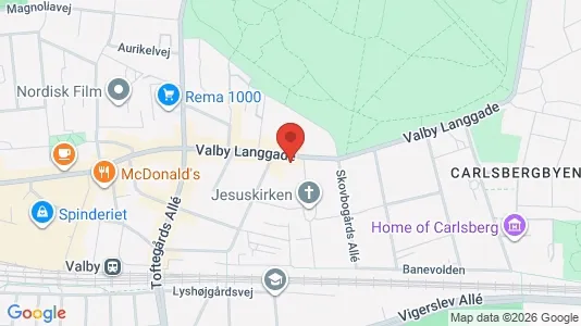 Toimistotilat Vuokrattavana i Valby - Kuva Google Street Viewstä