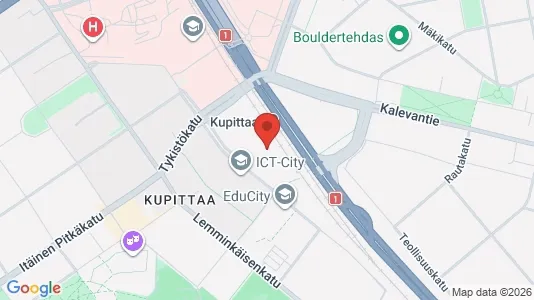 Office spaces for rent i Turku - kort over placeringen