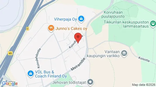 Lager til leie i Vantaa – Bilde fra Google Street View