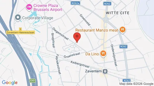 Kontorlokaler til leje i Zaventem - kort over placeringen
