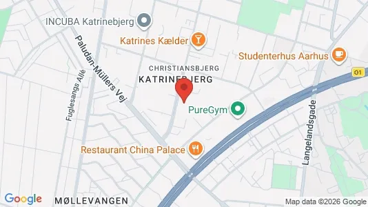 Office spaces for rent i Aarhus N - kort over placeringen