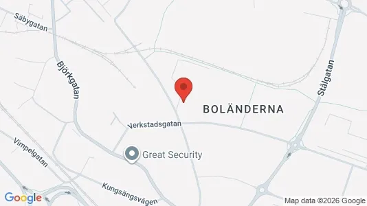 Werkstätte zur Miete i Uppsala - kort over placeringen