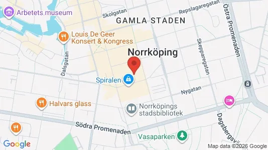 Office spaces for rent i Norrköping - kort over placeringen