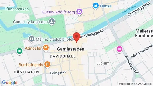 Kontorslokaler för uthyrning i Malmö Centrum - kort over placeringen