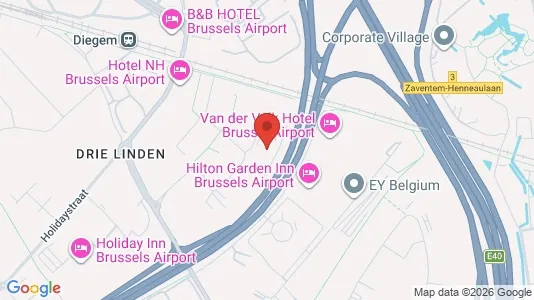 Office spaces for rent i Machelen - kort over placeringen