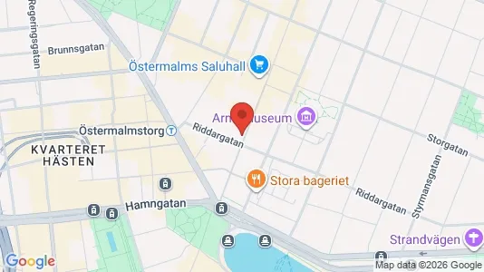Kontorlokaler til leje i Östermalm - Foto fra Google Street View